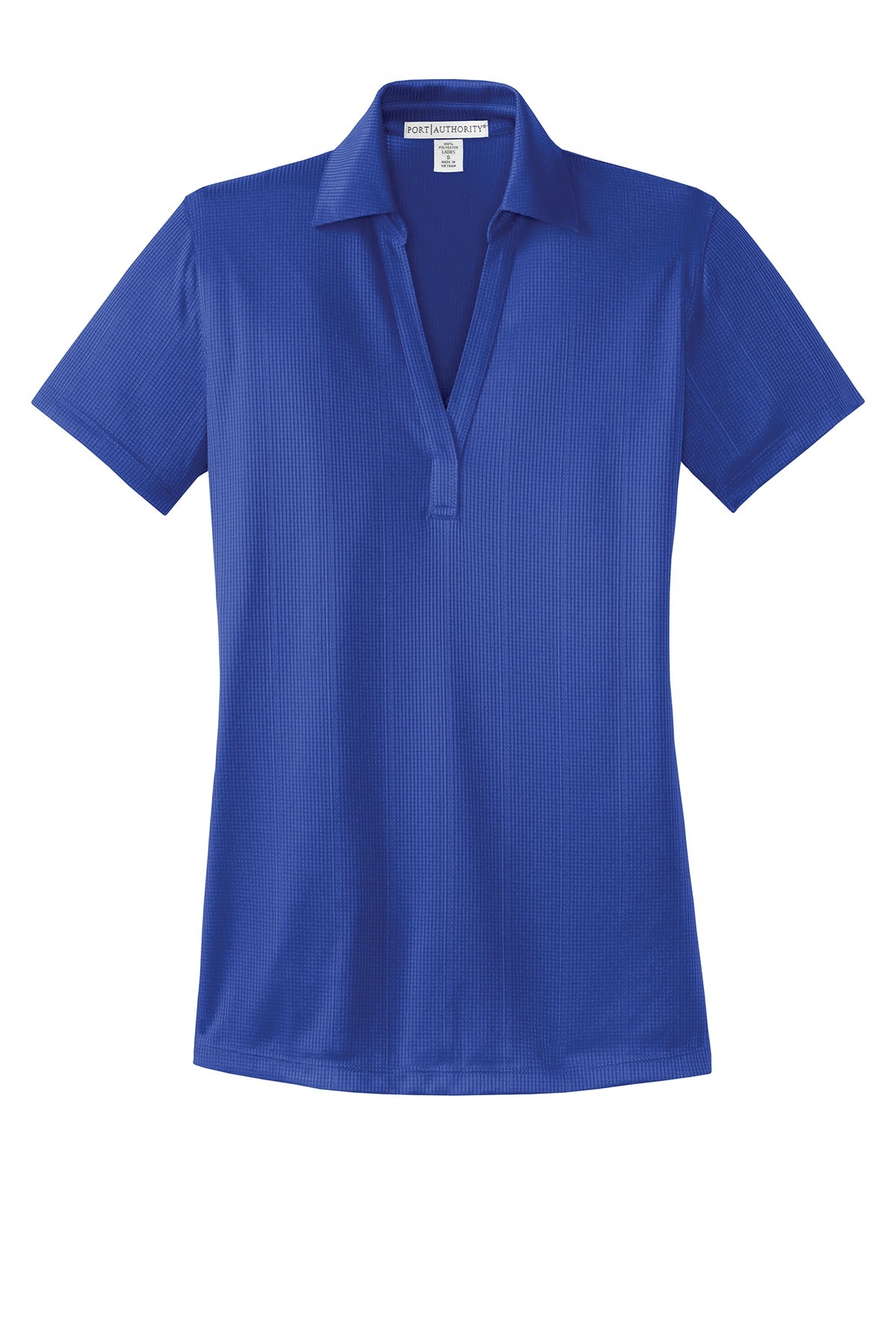 Custom Embroidered Port Authority Polos/Knits in Hyper Blue