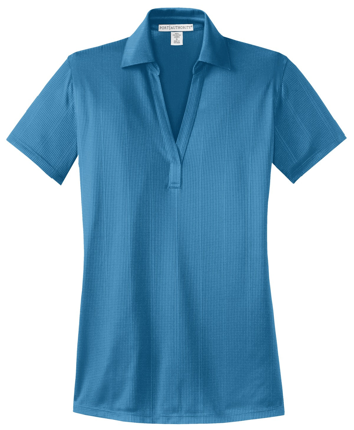 Custom Embroidered Port Authority Polos/Knits in Ocean Blue