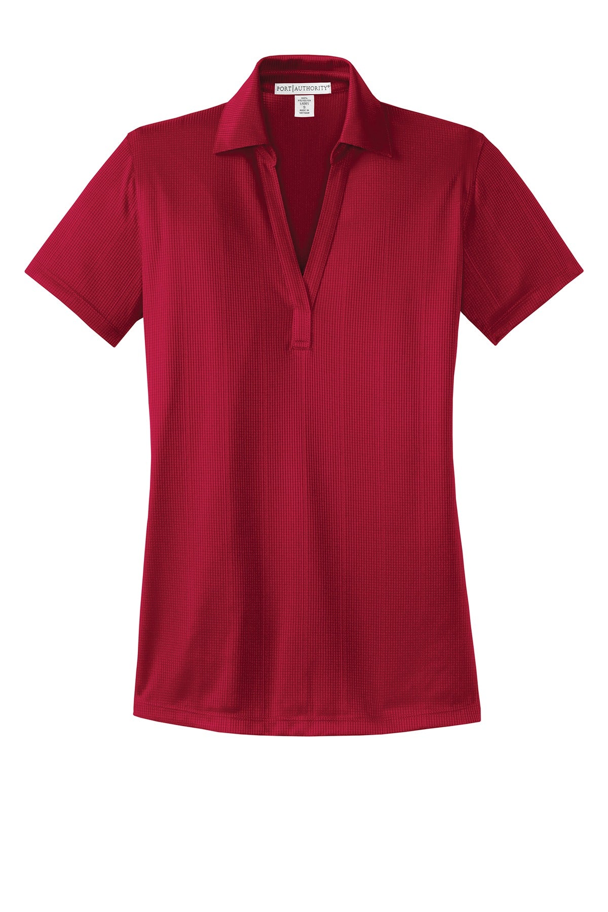 Custom Embroidered Port Authority Polos/Knits in Rich Red