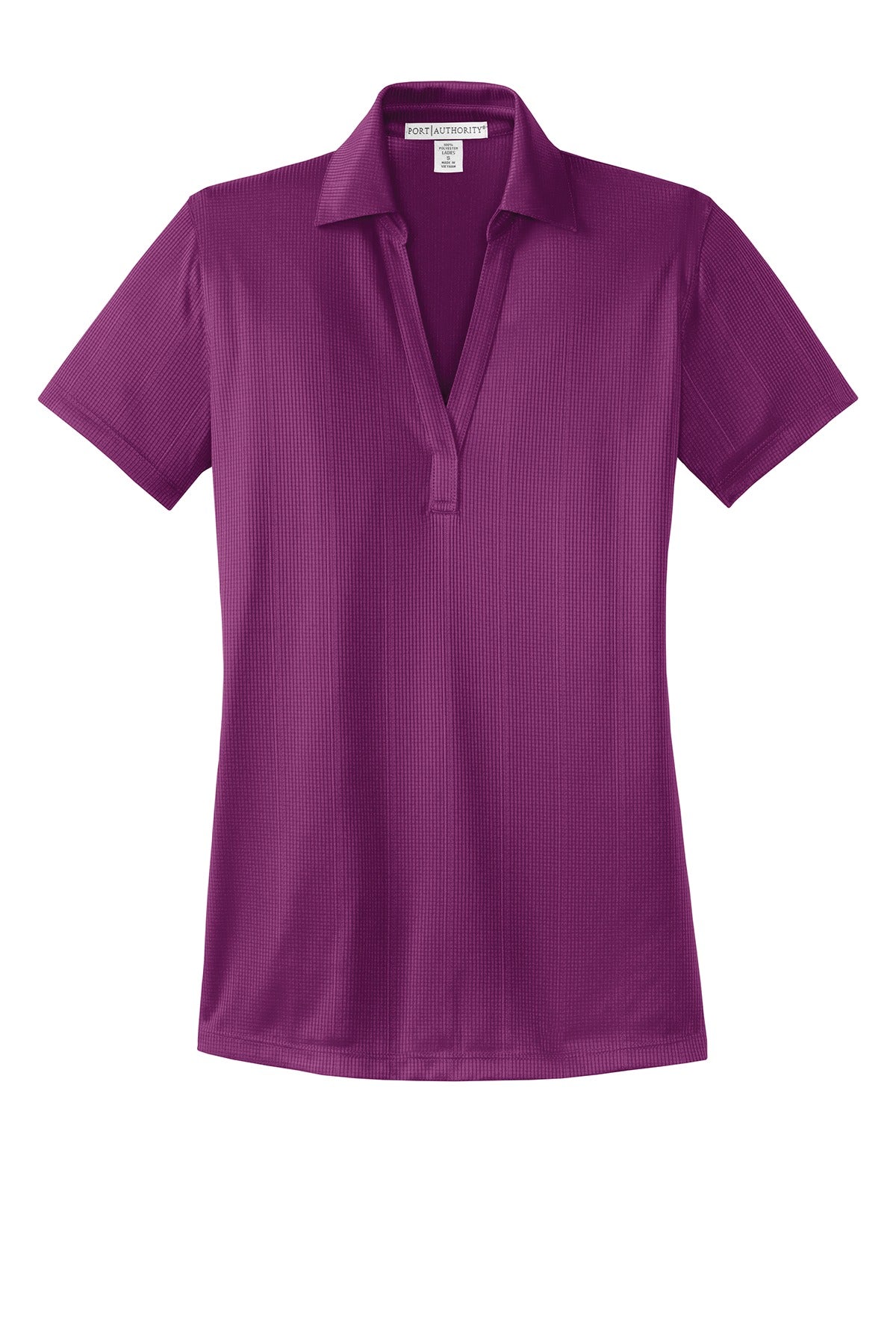 Custom Embroidered Port Authority Polos/Knits in Violet Purple