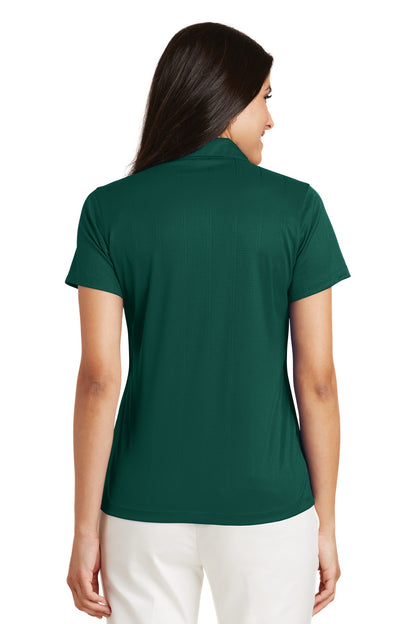 Custom Embroidered Port Authority Women's Performance Fine Jacquard Polo. L528,Green Glen