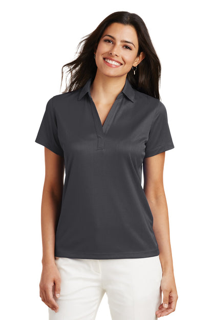 Custom Embroidered Port Authority Polos/Knits in Grey Smoke