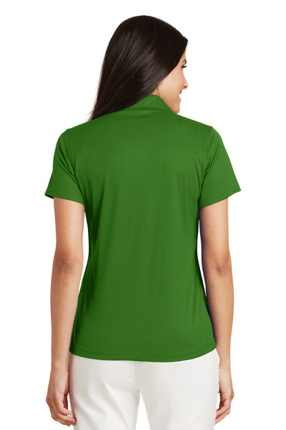 Custom Embroidered Port Authority Women's Performance Fine Jacquard Polo. L528,Vine Green