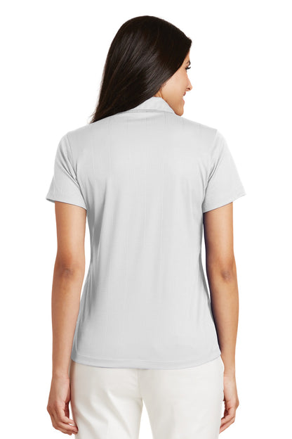 Custom Embroidered Port Authority Women's Performance Fine Jacquard Polo. L528,White