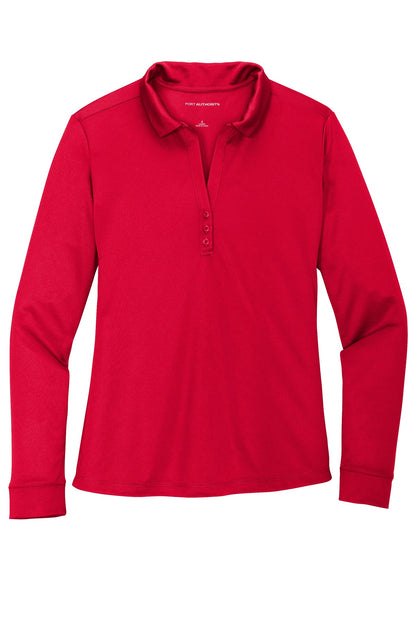 Port Authority  Women's Silk Touch   Performance Long Sleeve Polo. L540LS