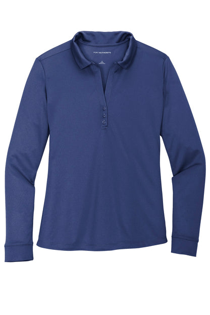 Port Authority  Women's Silk Touch   Performance Long Sleeve Polo. L540LS