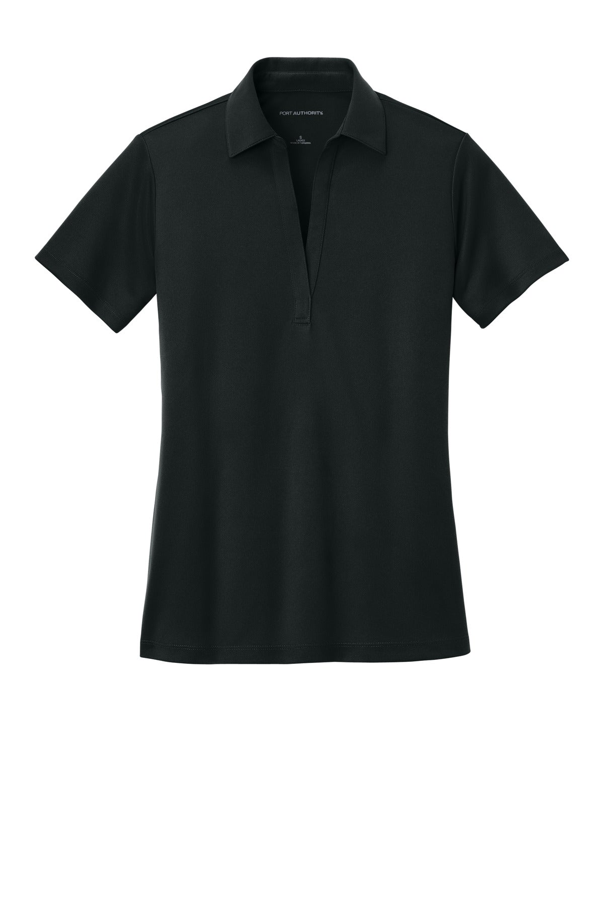 Custom Embroidered Port Authority Polos/Knits in Black