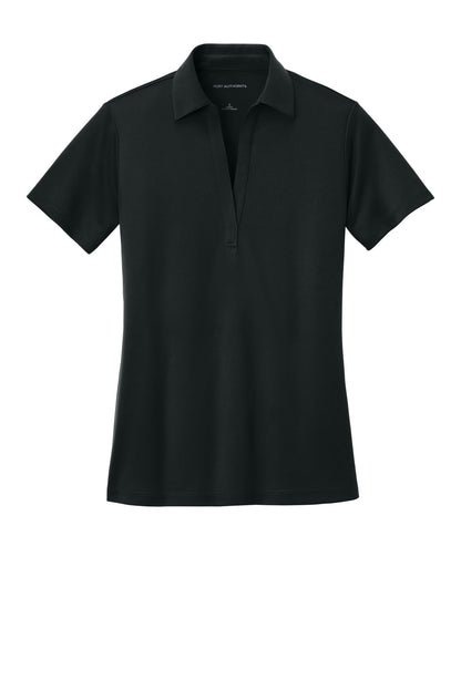 Custom Embroidered Port Authority Polos/Knits in Black
