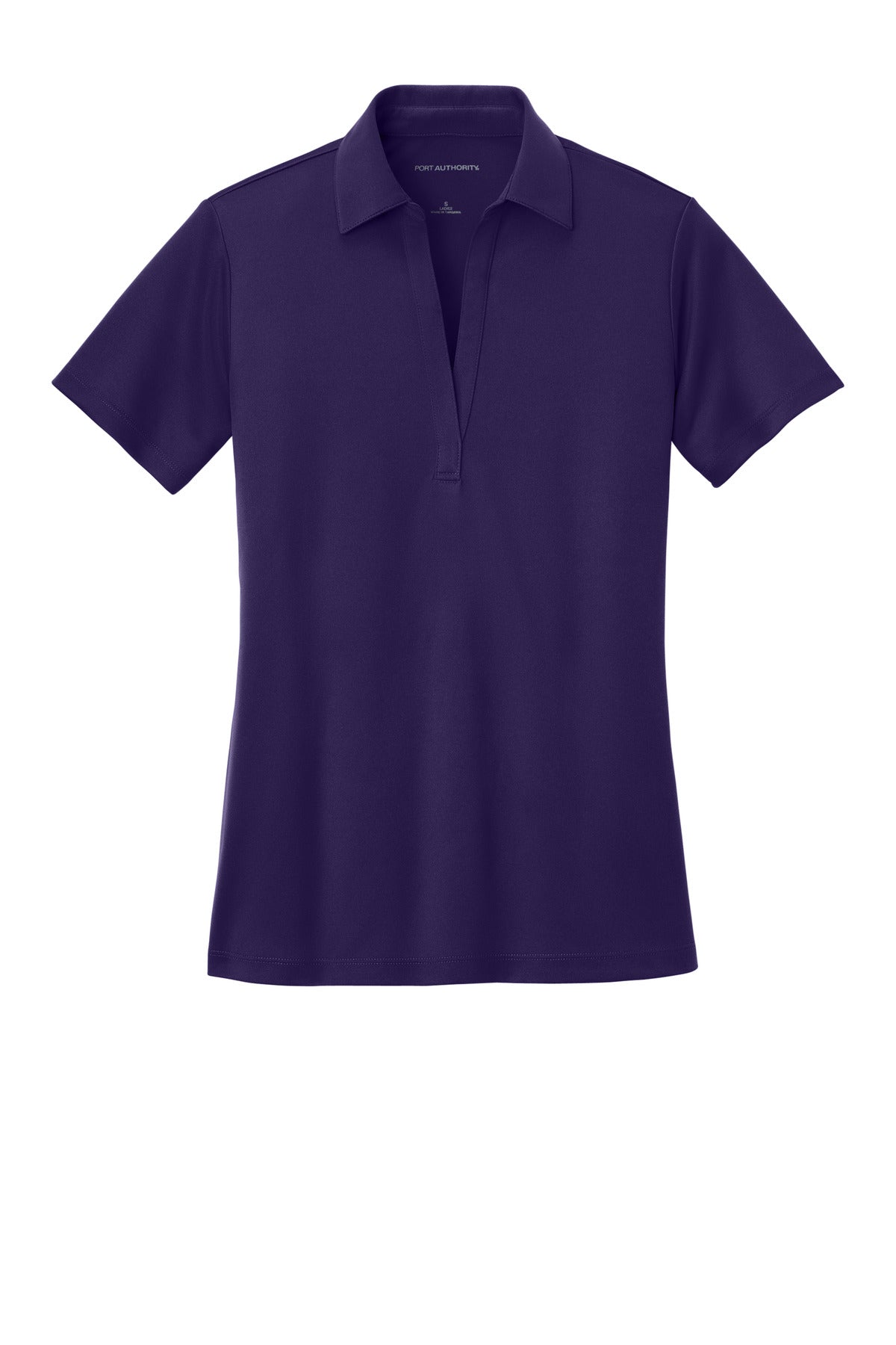 Custom Embroidered Port Authority Polos/Knits in Bright Purple