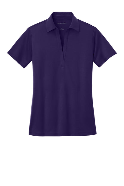 Custom Embroidered Port Authority Polos/Knits in Bright Purple