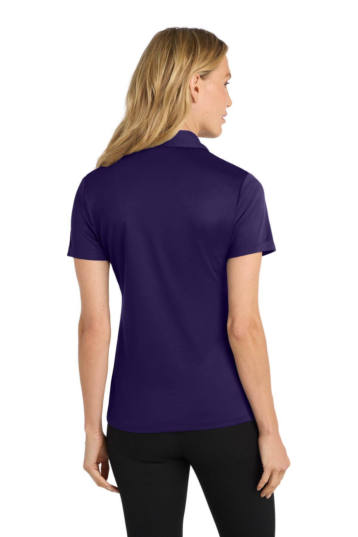 Custom Embroidered Port Authority Polos/Knits in Bright Purple