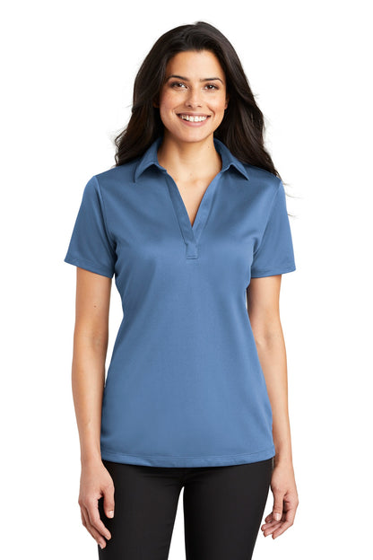 Custom Embroidered Port Authority Polos/Knits in Carolina Blue