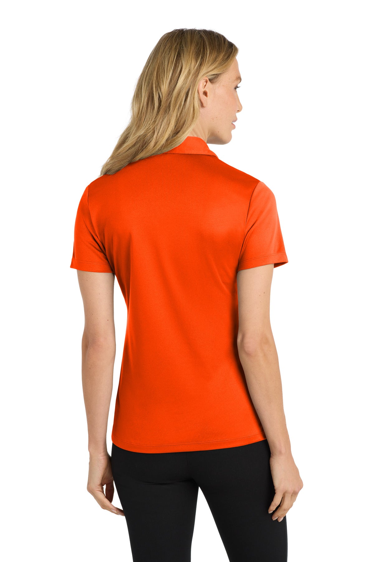Custom Embroidered Port Authority Polos/Knits in Neon Orange