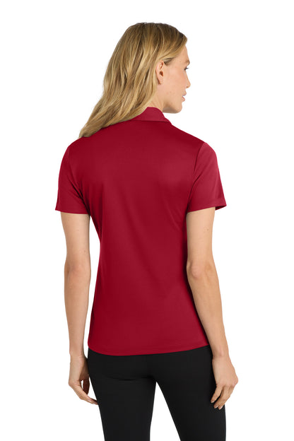 Custom Embroidered Port Authority Women's Silk Touch Performance Polo. L540,Red