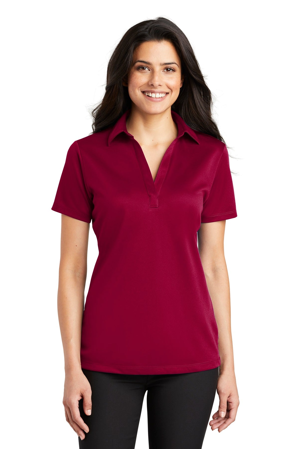 Custom Embroidered Port Authority Polos/Knits in Red