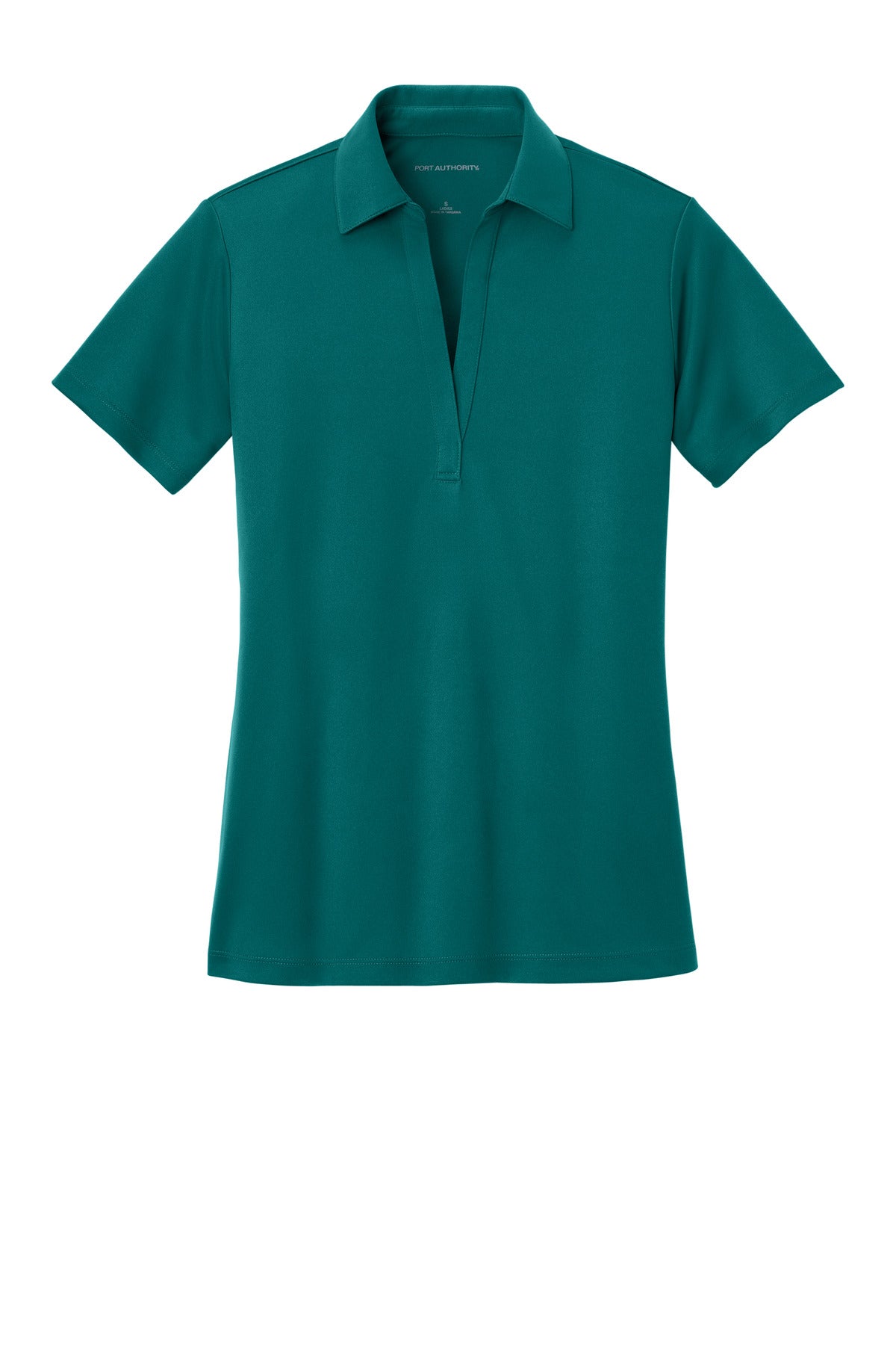 Custom Embroidered Port Authority Polos/Knits in Teal Green