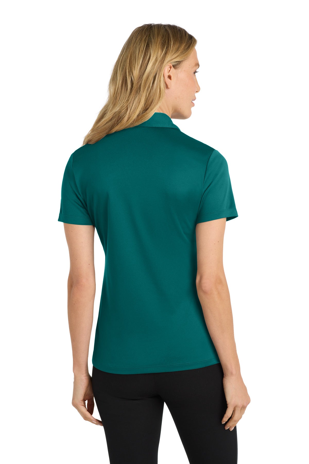 Custom Embroidered Port Authority Polos/Knits in Teal Green