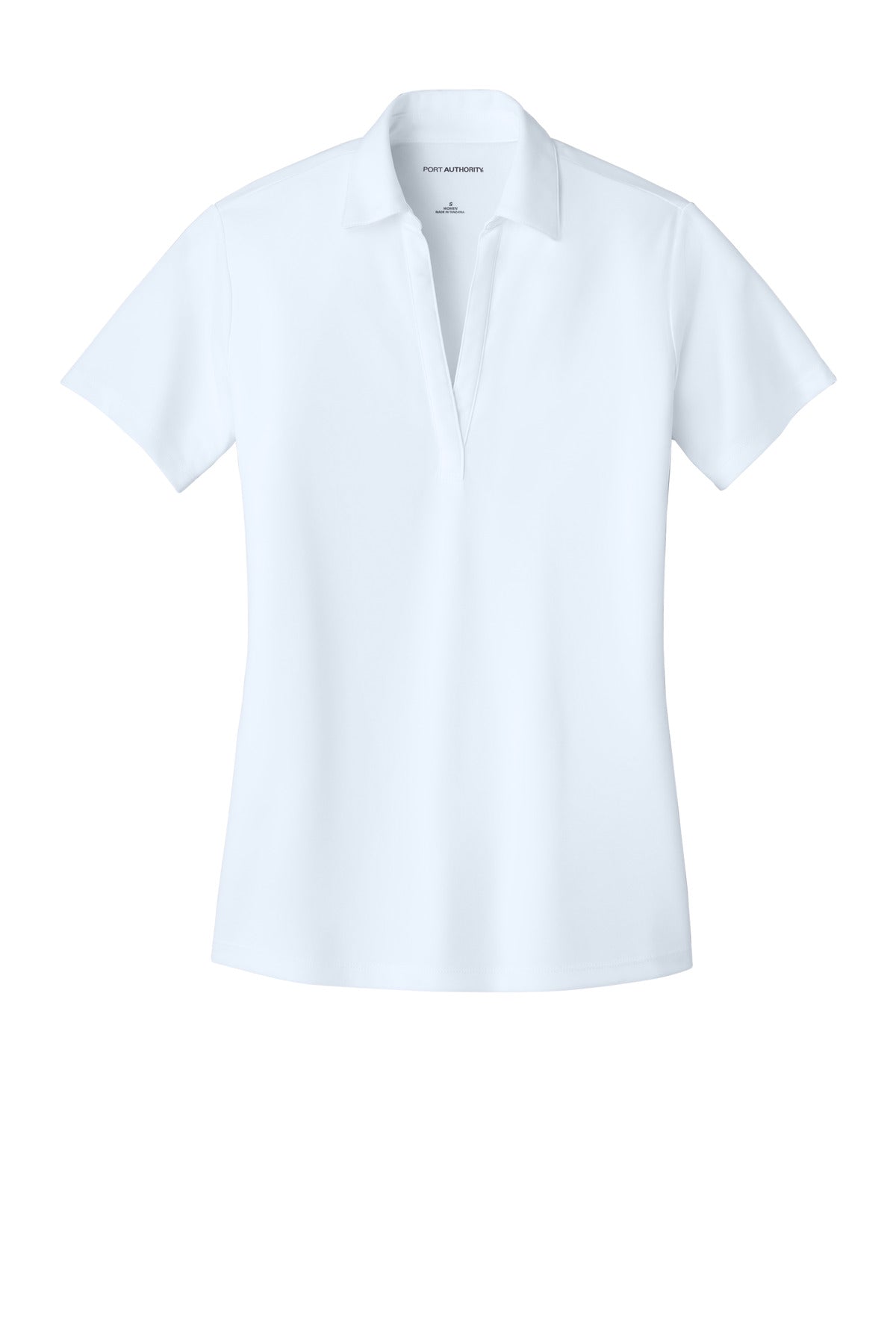 Custom Embroidered Port Authority Polos/Knits in White