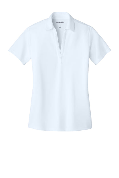 Custom Embroidered Port Authority Polos/Knits in White