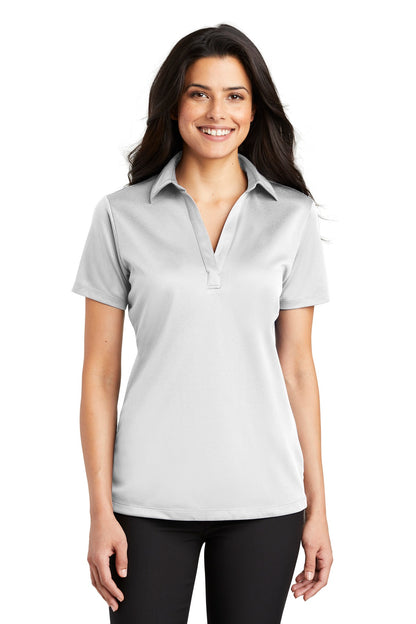 Custom Embroidered Port Authority Polos/Knits in White