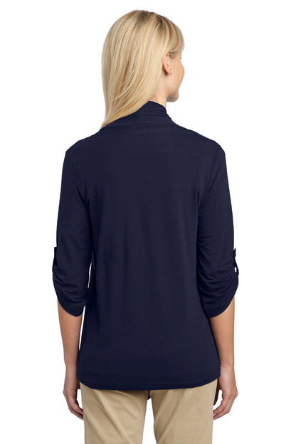 Custom Embroidered Port Authority Women's Concept Shrug. L543,Dress Blue Navy
