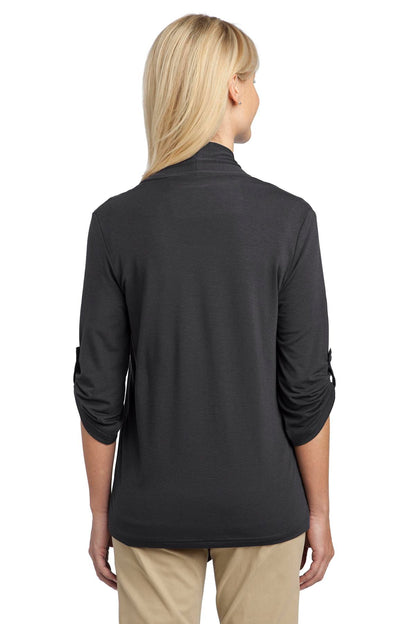 Custom Embroidered Port Authority Women's Concept Shrug. L543,Grey Smoke