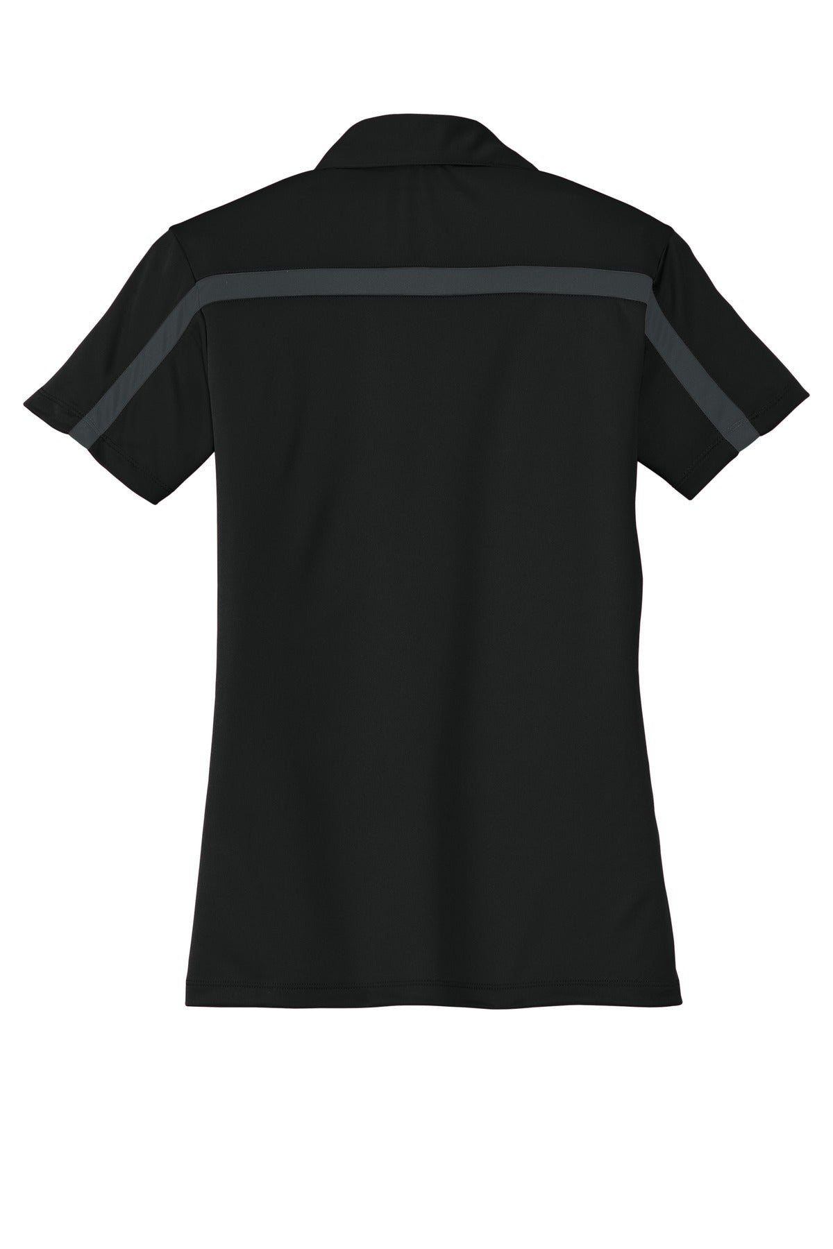 Port Authority Women's Silk Touch Performance Colorblock Stripe Polo. L547