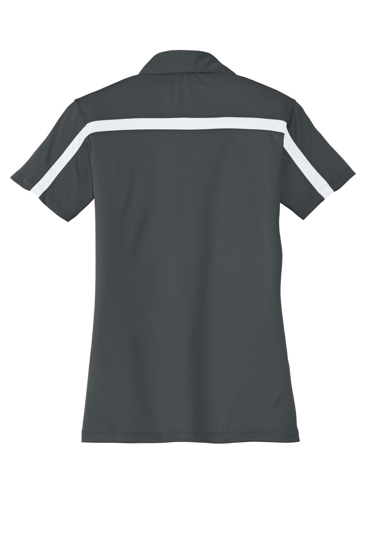 Port Authority Women's Silk Touch Performance Colorblock Stripe Polo. L547