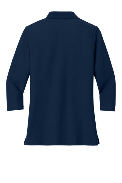 Port Authority Women's Silk Touch 3/4-Sleeve Polo. L562