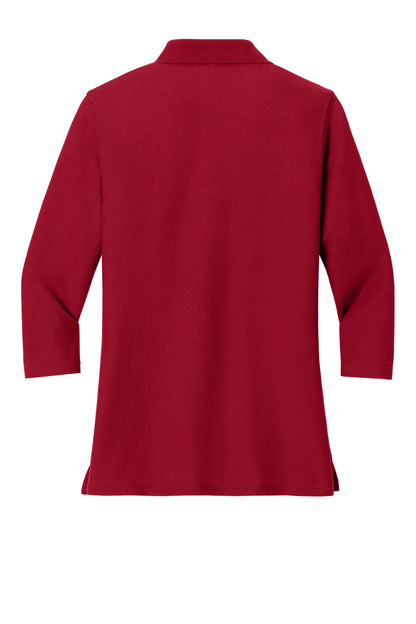Port Authority Women's Silk Touch 3/4-Sleeve Polo. L562