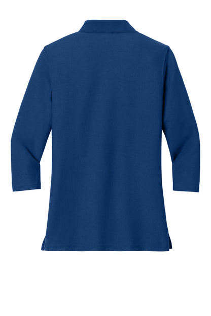Port Authority Women's Silk Touch 3/4-Sleeve Polo. L562