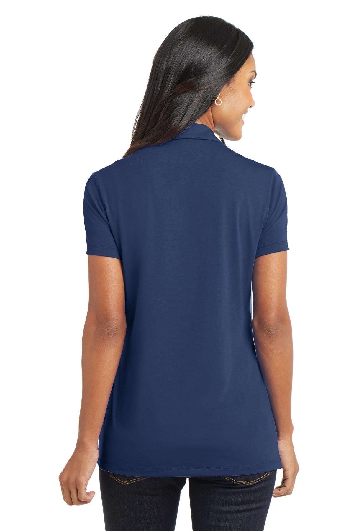 Custom Embroidered Port Authority Women's Cotton Touch Performance Polo. L568,Estate Blue