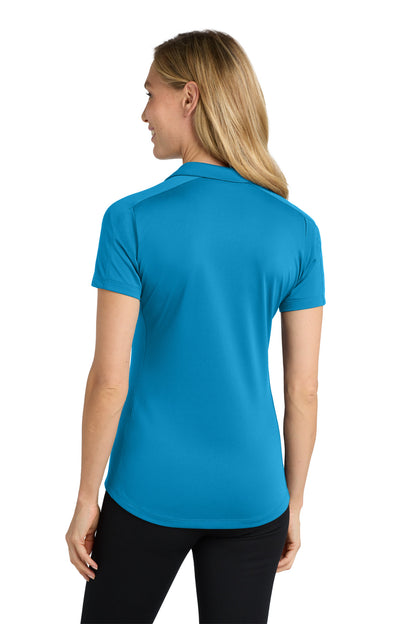 Custom Embroidered Port Authority Women's Diamond Jacquard Polo. L569,Blue Wake