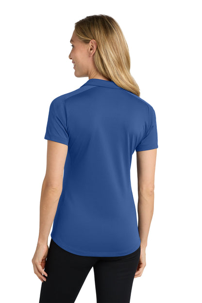 Custom Embroidered Port Authority Women's Diamond Jacquard Polo. L569,True Blue