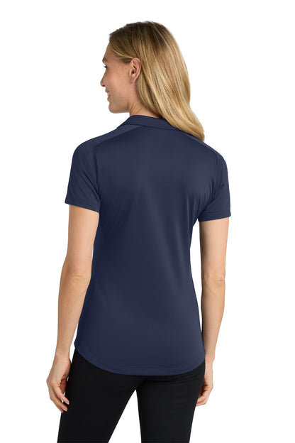 Custom Embroidered Port Authority Women's Diamond Jacquard Polo. L569,True Navy
