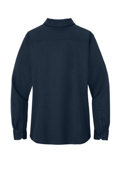 Custom Embroidered Port Authority Polos/Knits in Dark Navy