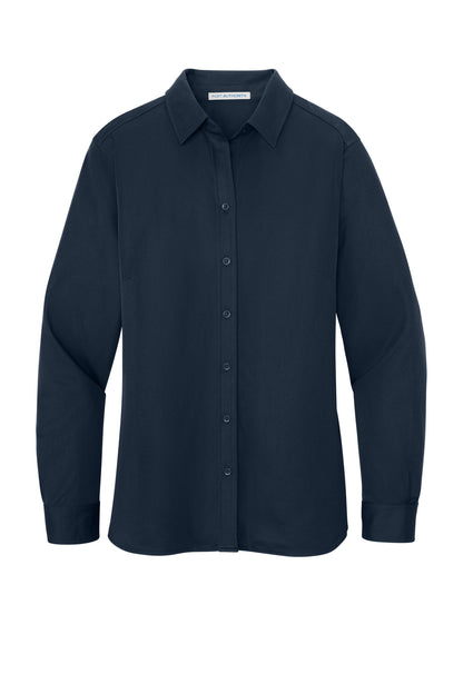 Custom Embroidered Port Authority Polos/Knits in Dark Navy
