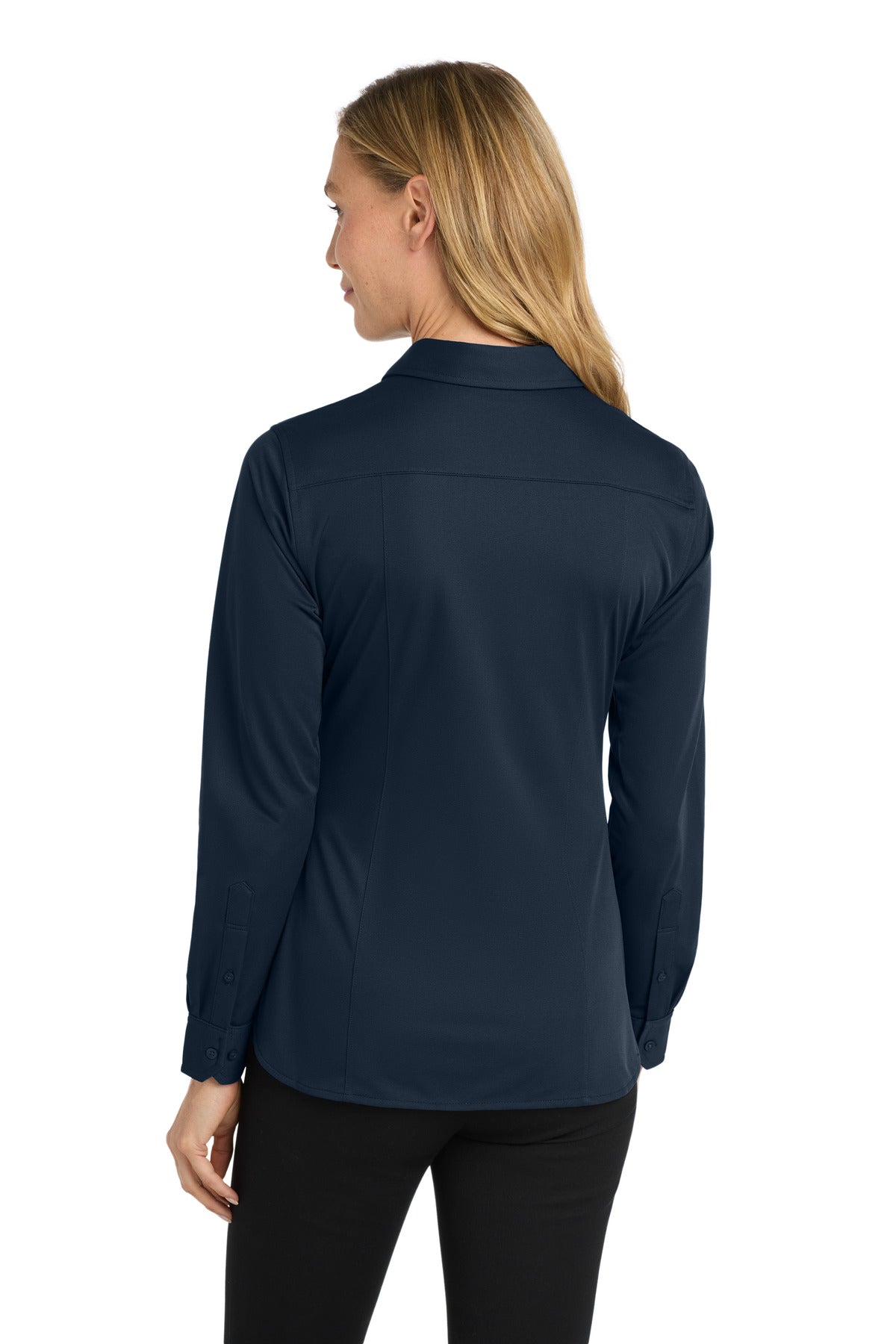 Custom Embroidered Port Authority Polos/Knits in Dark Navy