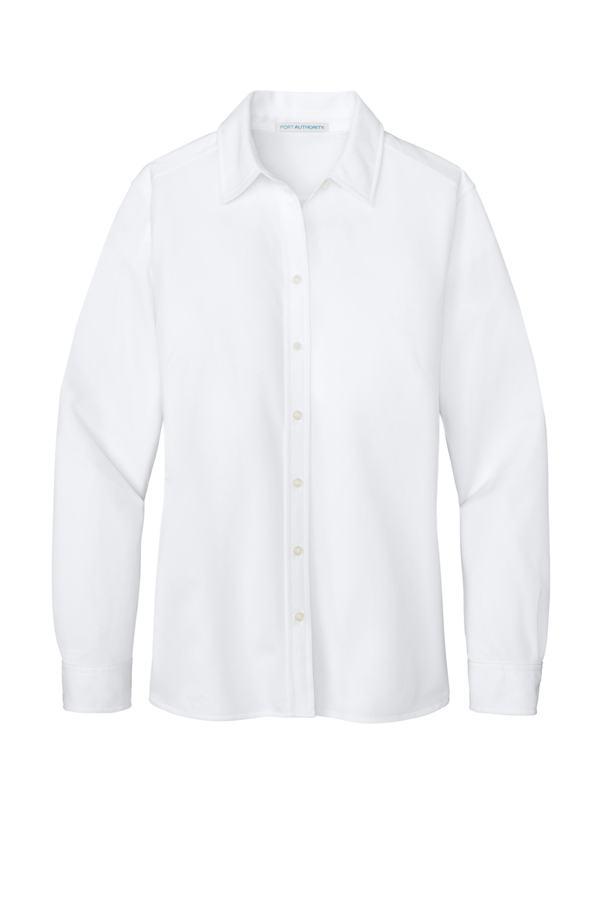 Custom Embroidered Port Authority Polos/Knits in White