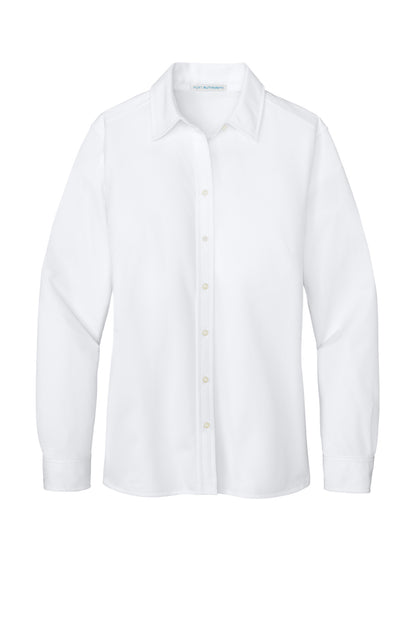 Custom Embroidered Port Authority Polos/Knits in White