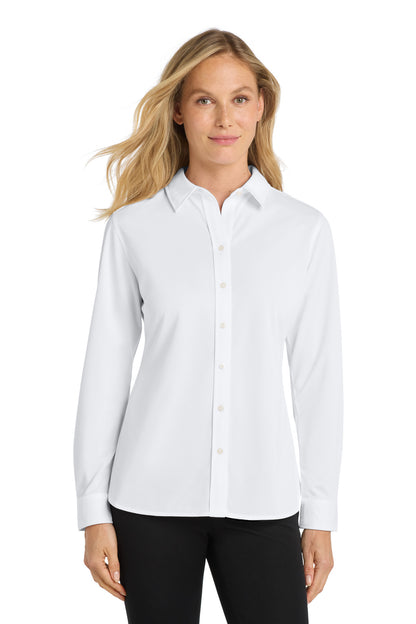 Custom Embroidered Port Authority Polos/Knits in White