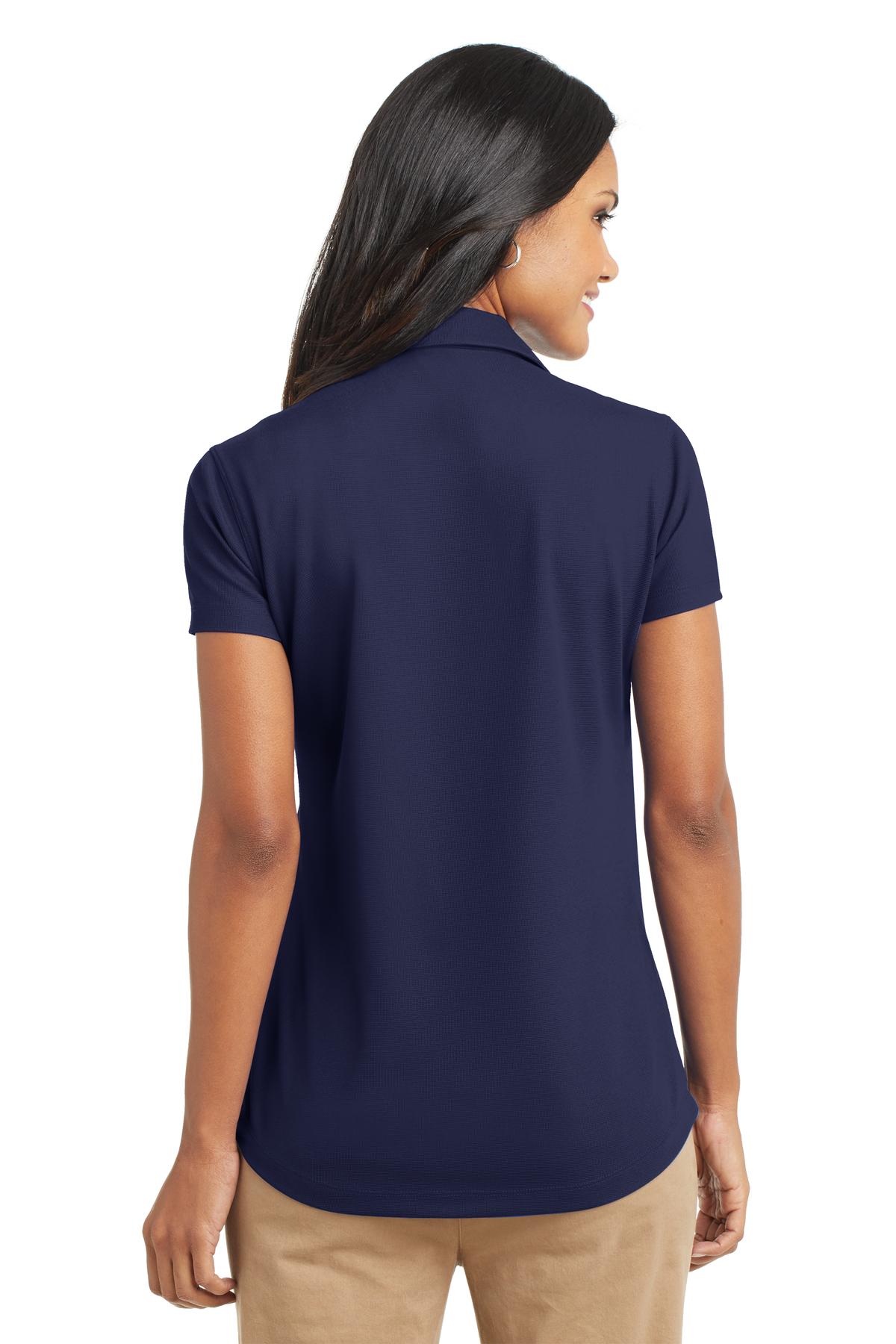 Custom Embroidered Port Authority Women's Dry Zone Grid Polo. L572,True Navy