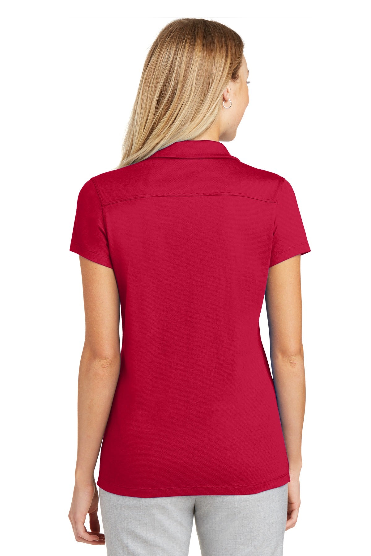 Custom Embroidered Port Authority Women's Rapid Dry Mesh Polo. L573,Engine Red