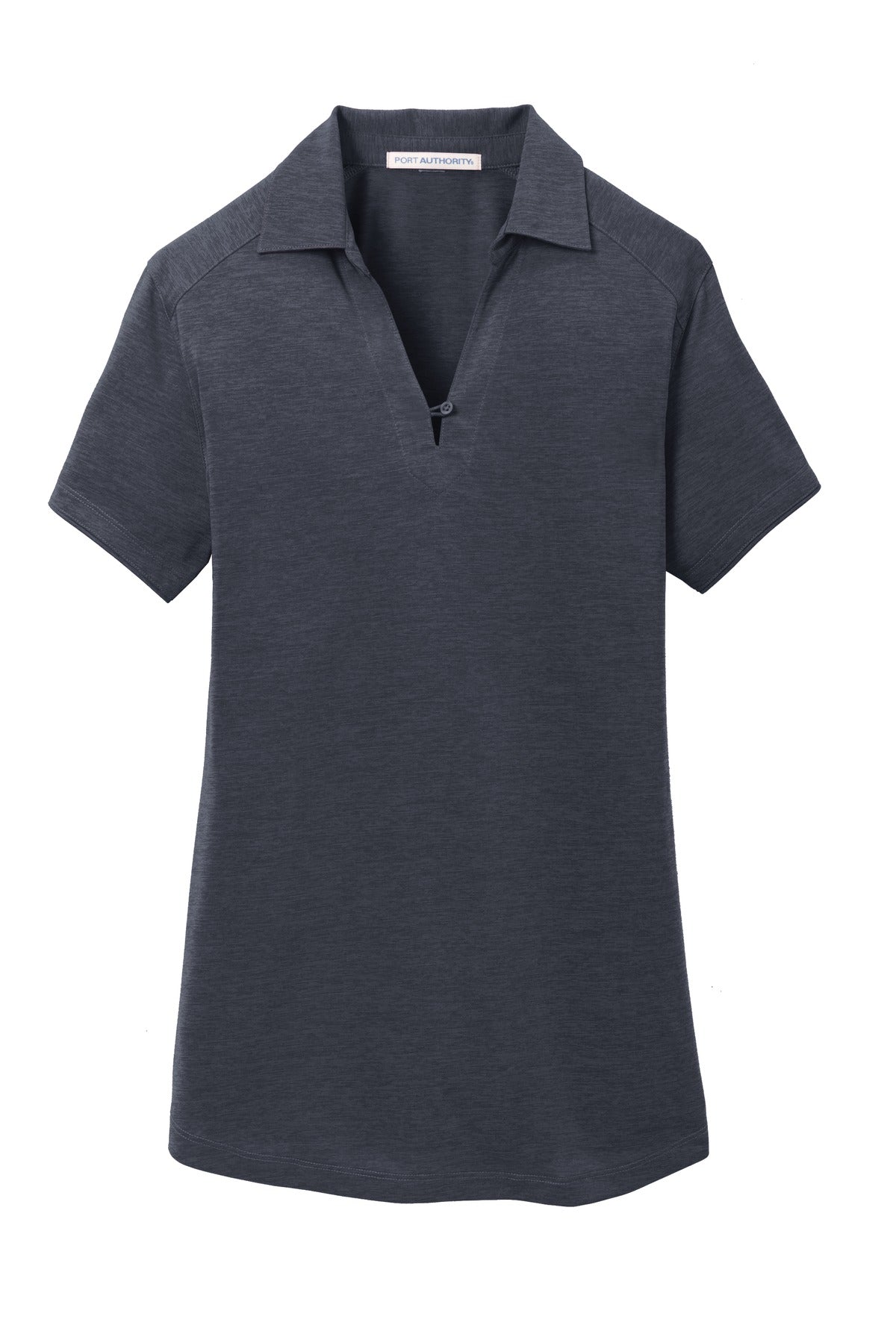 Custom Embroidered Port Authority Polos/Knits in Dark Grey