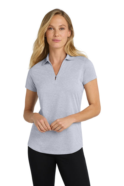 Custom Embroidered Port Authority Polos/Knits in Light Grey