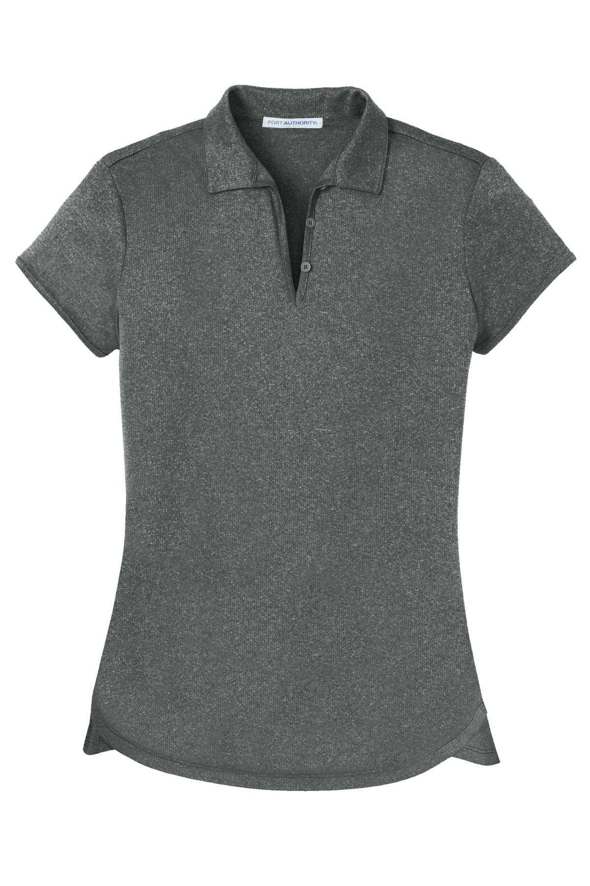 Custom Embroidered Port Authority Polos/Knits in Charcoal Heather
