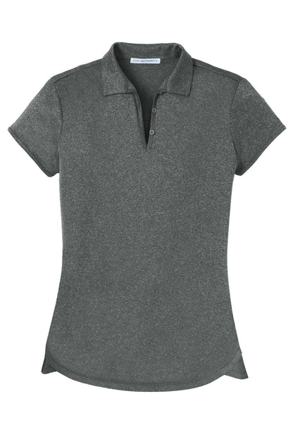 Custom Embroidered Port Authority Polos/Knits in Charcoal Heather