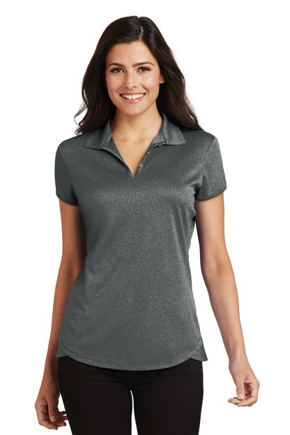 Custom Embroidered Port Authority Polos/Knits in Charcoal Heather