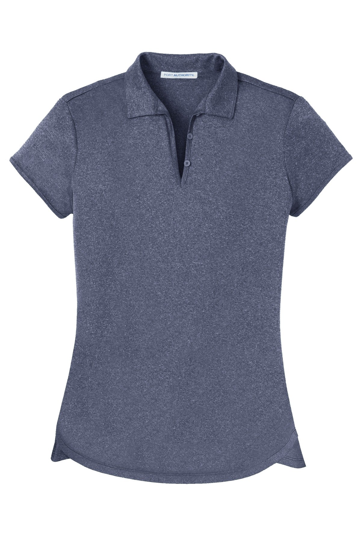 Custom Embroidered Port Authority Polos/Knits in True Navy Heather