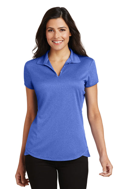 Custom Embroidered Port Authority Polos/Knits in True Royal Heather